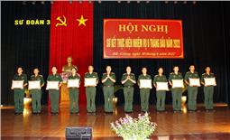 Sư đoàn 3 triển khai nhiệm vụ 6 tháng cuối năm 2022